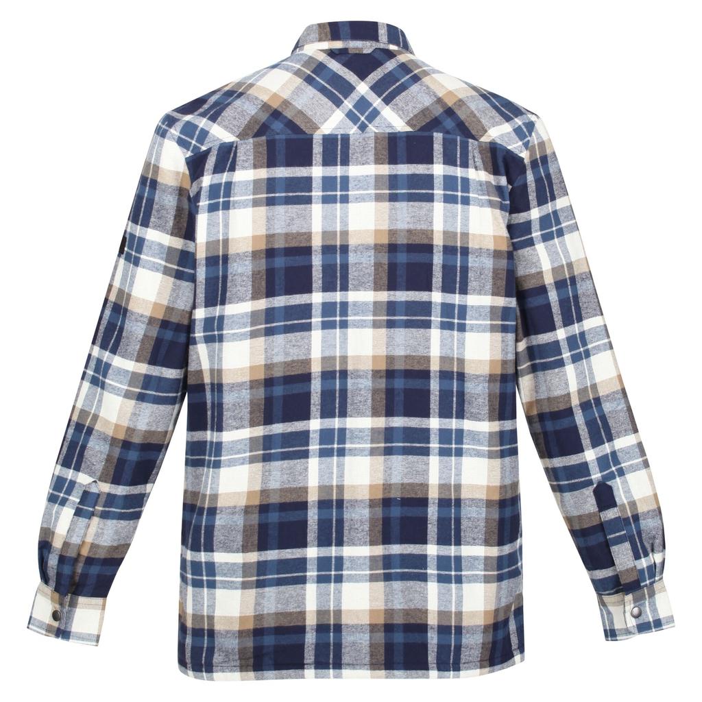Regatta Mens Thamos Checked Long-Sleeved Shirt