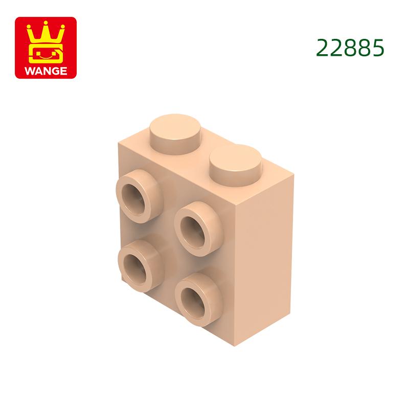 Non-Toxic 77Pcs/Lot 1X2X1 2/3 With Studs On 1 Side Block Moc Color Accessories Compatible With 22885 Brick Diy Children Toy Assembly