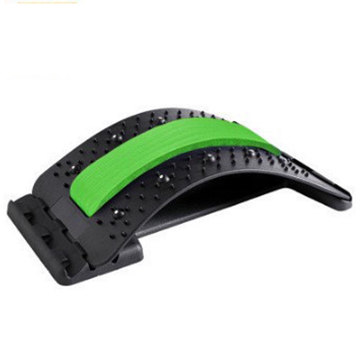 

Носилки для спины, магнитотерапия, многоуровневый регулируемый массажер для талии, шеи, фитнеса, поясничного отдела шейного отдела позвоночника, облегчение боли(1 шт) Magnetic therapy models зелёный