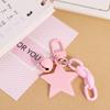 Bags Car Keys Decors Glitter Stars Pendant Pink and Black Y2K Jewelry Keychain  Girl Boy Gift