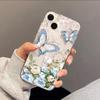 Clear Phone Case For IPhone 17 15 14 13 Pro Max 11 12  Max 7 8 Plus  Stylish Shockproof Soft Cover Floral Butterfly