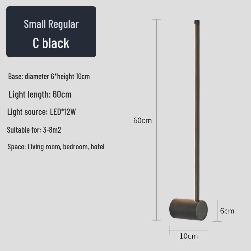 Creative Minimalist LED Wall Light for Hallway, Bedroom, Living Room, Study, and Staircase