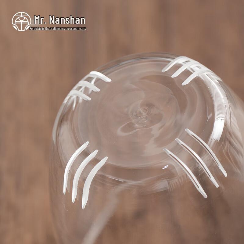 Mr. Nanshan Tea Infuser Glass Cup with Beechwood Lid