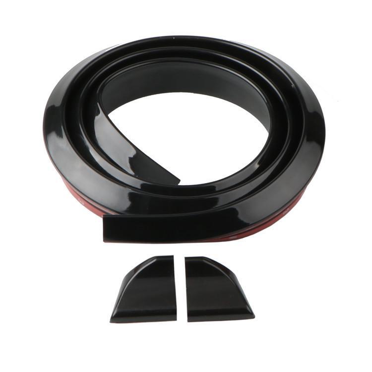 Universal Car Modification gummihalevinge i Large, Small og Carbon Fiber alternativer med trykkvinge og gummistrimmel.