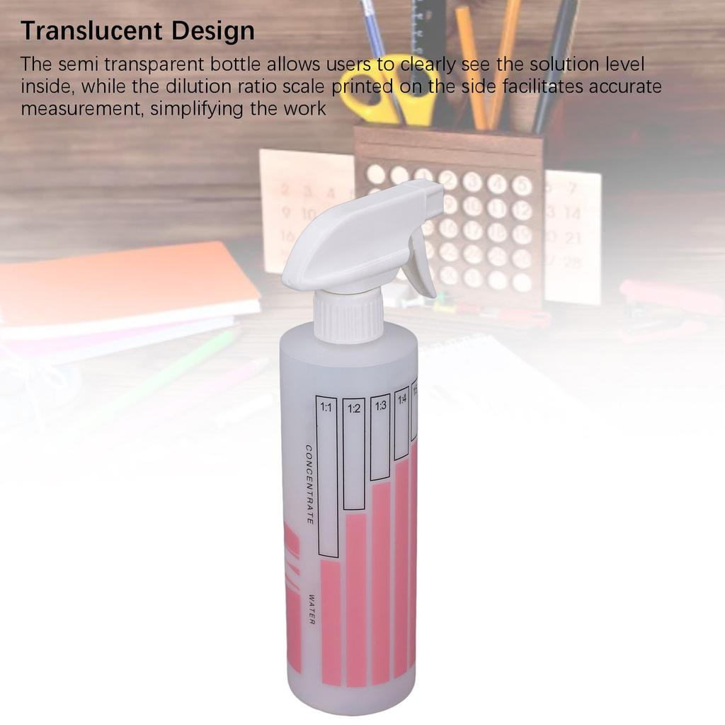 4PCS 500ml Spray Bottles Adjustable Nozzle Plastic Refillable Water Mist Bottle for Cleaning Gardening Planting