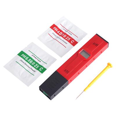 Tragbares Stift-Typ LCD Digitales pH-Meter Hydroponisches Aquarium Wasserreinheitsmonitor Tester