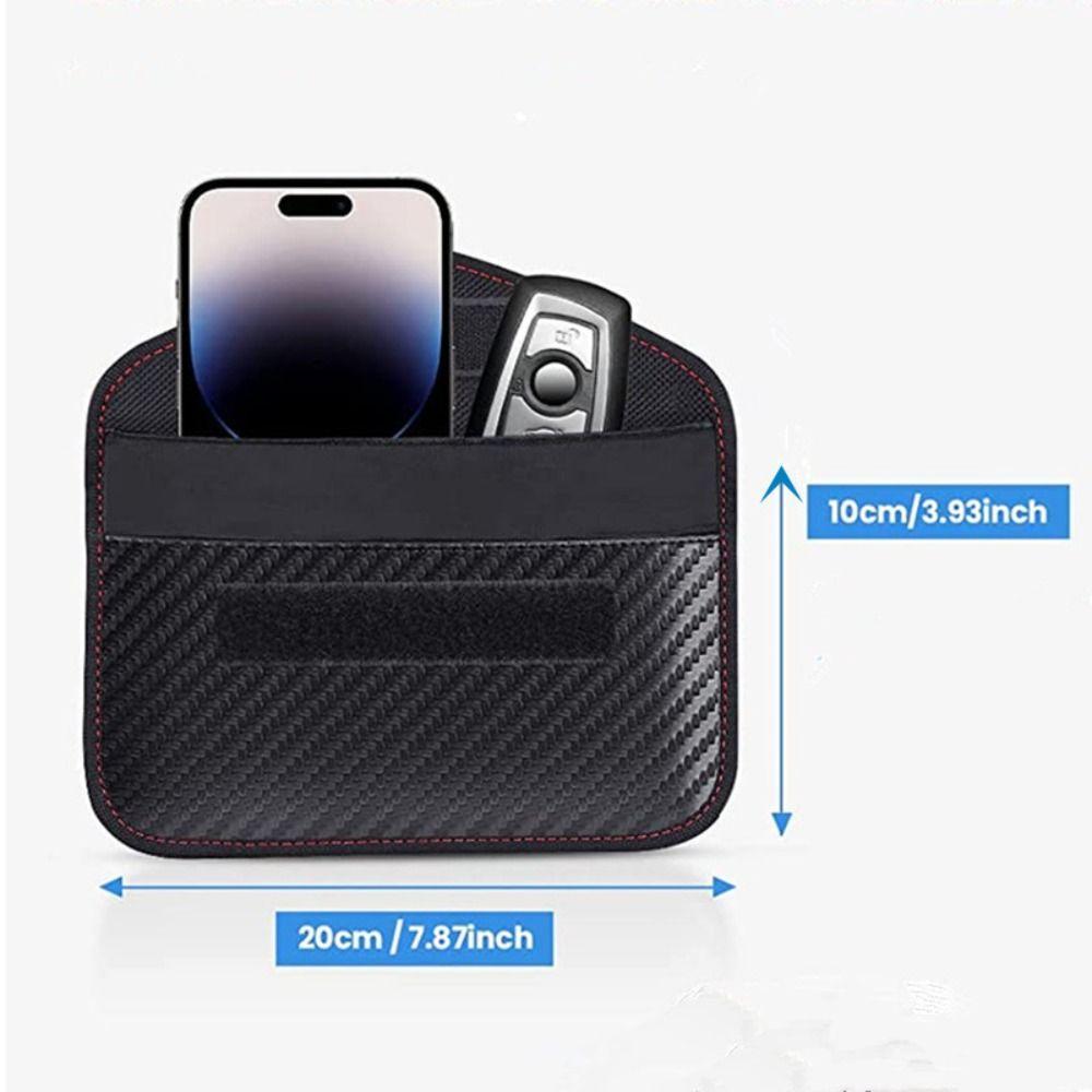 New Universal Car Key Signal Blocking Bag RFID Remote Control Signal Shielding Pouch Anti-Radiation Anti-theft Key Bag