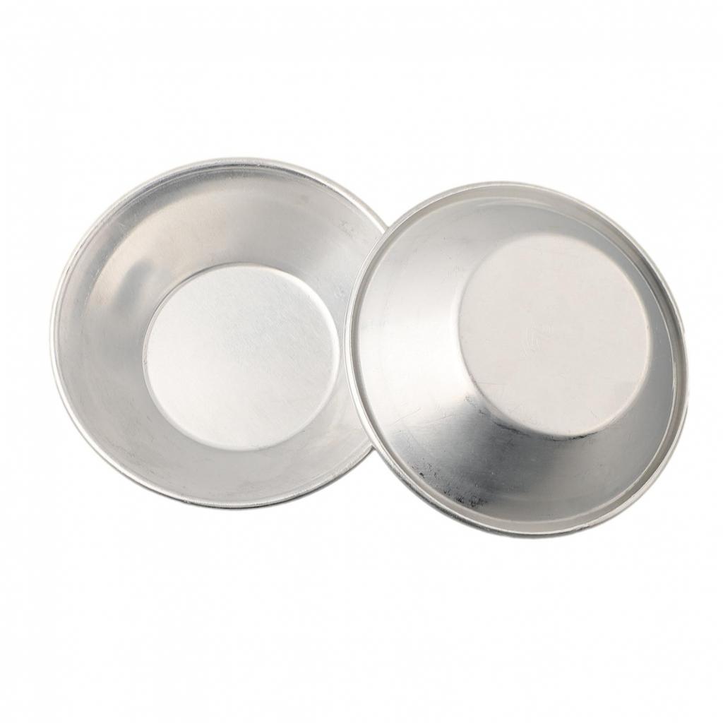 10pcs Aluminum Alloy Egg Tart Molds Candy Cake Muffin Baking Cups Pans Tins Pack