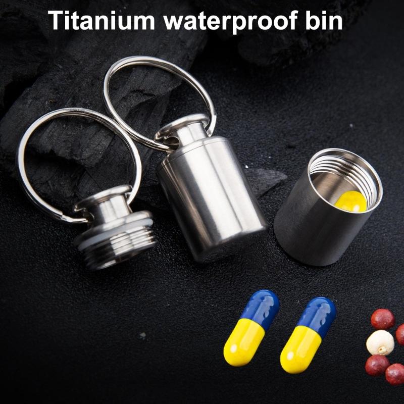 Small Medicine Storage Pills Box Outdoor Multifunctional Pills Tanks Pills Can
