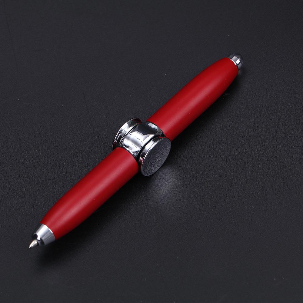 

Creative Metal Spinner Pen: Multifunctional Luminous Ballpoint and Decompression Tool Bullet Type 1.0