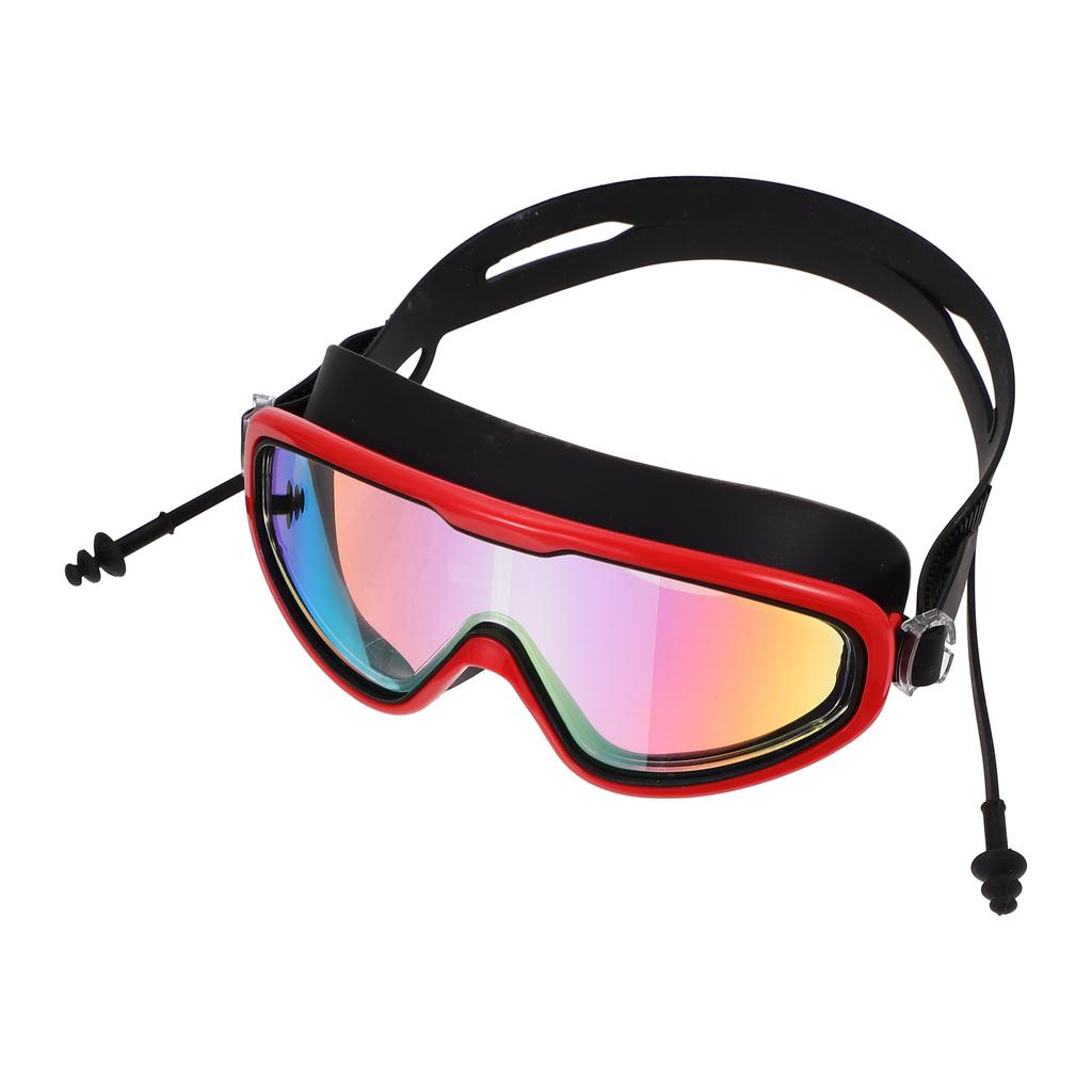 Adjustable Swimming Goggles Glasses Anti- Fog Red Silica Gel for Man Men