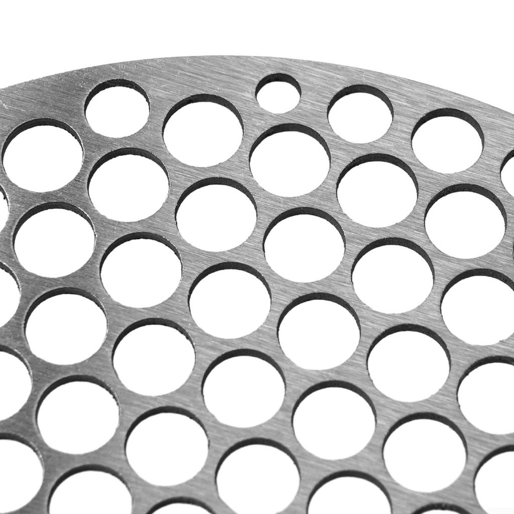 Stainless Steel Roasting Rack Round Mesh BBQ Mat for Charcoal Grilling