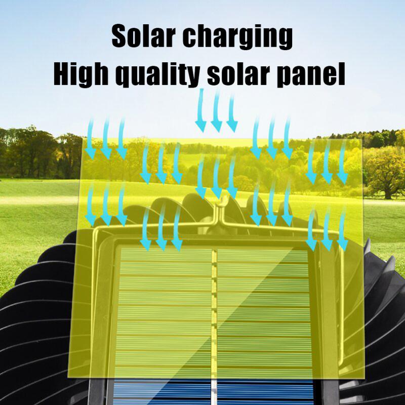 Solar Led Fan Telt Lys Bærbar Multifunksjonell Utendørs Camping Lys Nattmarked Lampe Med Vifte