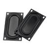 2 Pcs 50x90mm Bass Speaker Passive Radiator Auxiliary Rubber Vibration Plate Subwoofer DIY  Replacement Kit