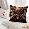 Pc MMegadeths Heavy Metal Pillow Case Fashion Square Pillowcase Bedroom Sofa Room Ins Decoration Leisure