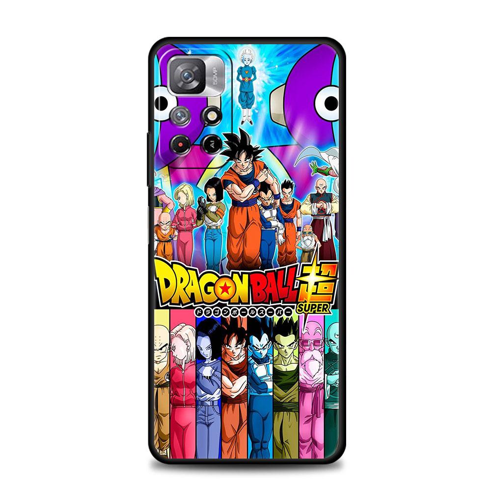 Handyhülle für Xiaomi Redmi 9C 9 K40 9A 10 Note 9S 9 10 8 11 Pro Plus 7 8T 9T 11T 11E 5G Handy Coque Mächtige Dragonballs