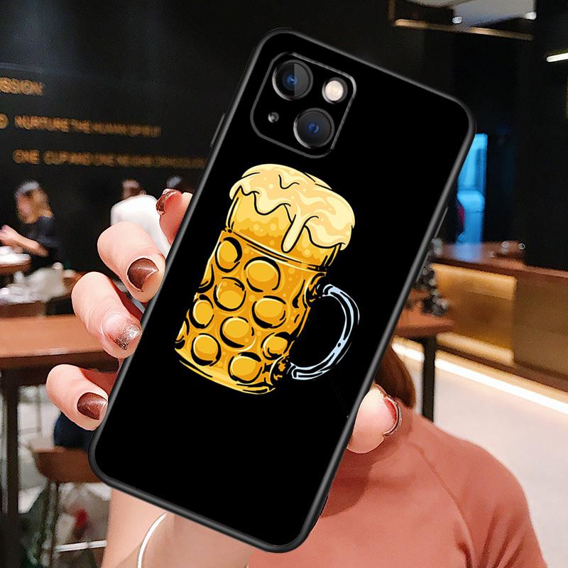 Drike Beer Case For iPhone 12 Pro Max 13 Mini For iPhone 11 Pro Max X XR XS 7 8 Plus SE 2020 Cover