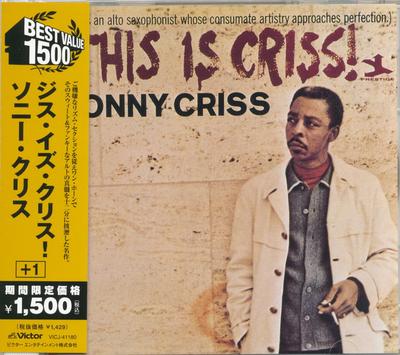CD SONNY CRISS - Det här är Criss! VICJ41180 Victor 2005 Japan ObiJazz Begagnad