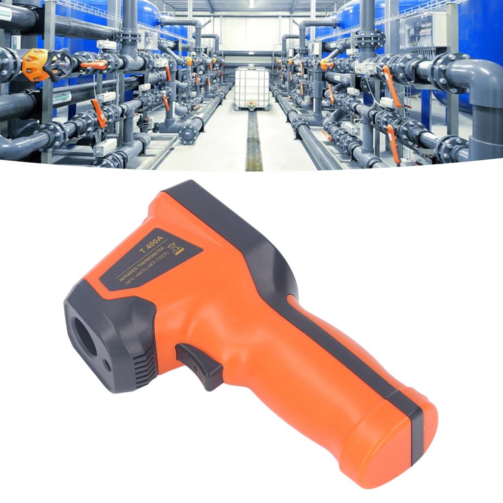 Infrared Thermometer Digital Display Handheld Temperature Measuring Gun for Industrial ‑50‑400 Degree