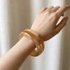 Europe American Style Resin Bangle Irregular Cuff Bangles Creative Exaggerated Bracelet  Decoration
