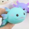 1/4 peças Bola de Apertar Axolote Peixe Fofo Relaxante Desenho Animado Anti-stress Squishy Alívio de Estresse Subida Lenta Para Adultos Crianças Brinquedos Elásticos