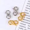 Keyring Figure Eight Lobster Clasp for Jewelry DIY Metal Durable Connectors Accessories for Making Gifts