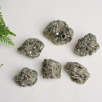 100g Natural Chalcopyrite, Collectible Metal Decorations, Home Original Stone Ornaments