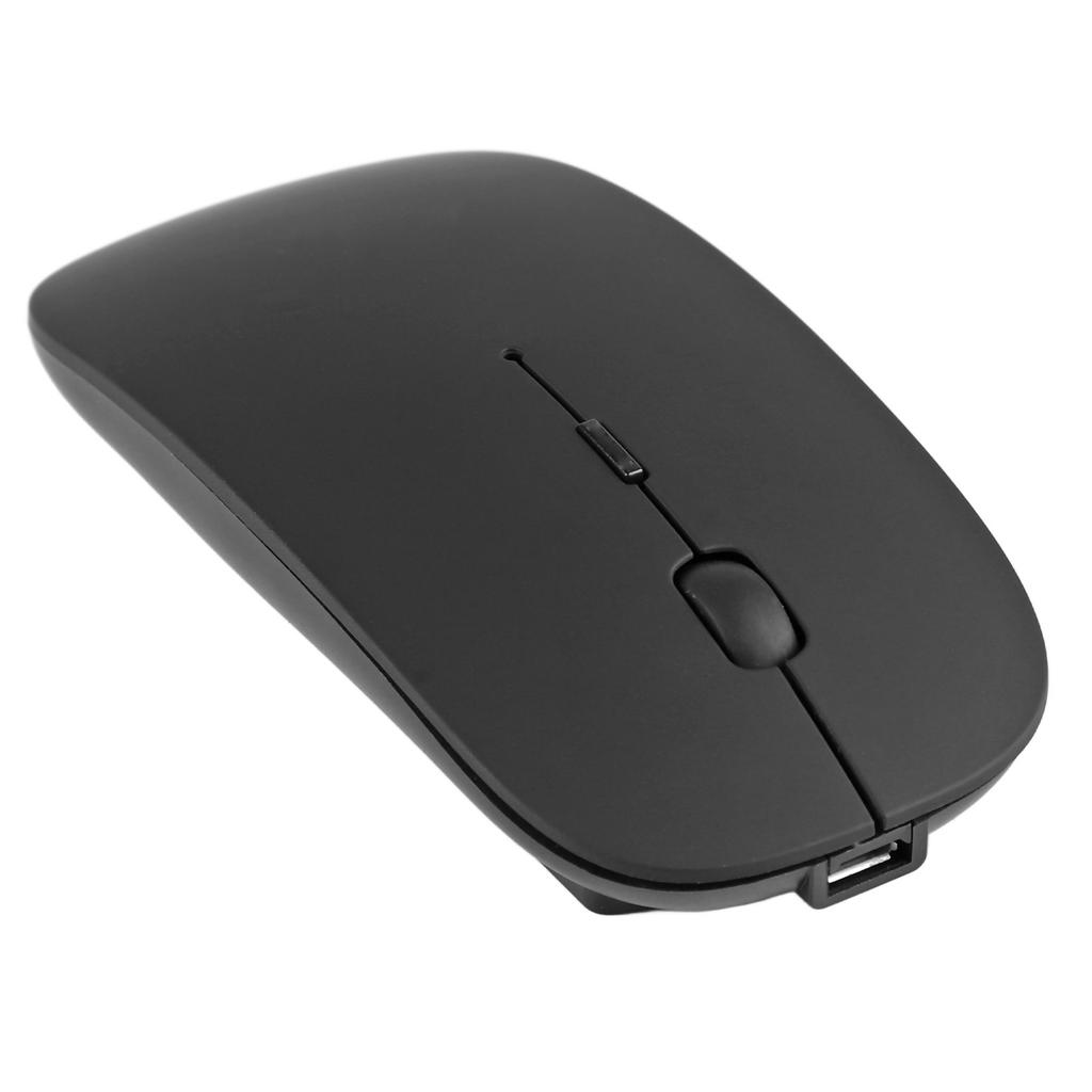 Wireless Mouse Bluetooth 5.0 Quiet Rechargeable Stable Portable Wireless Computer Mouse Black