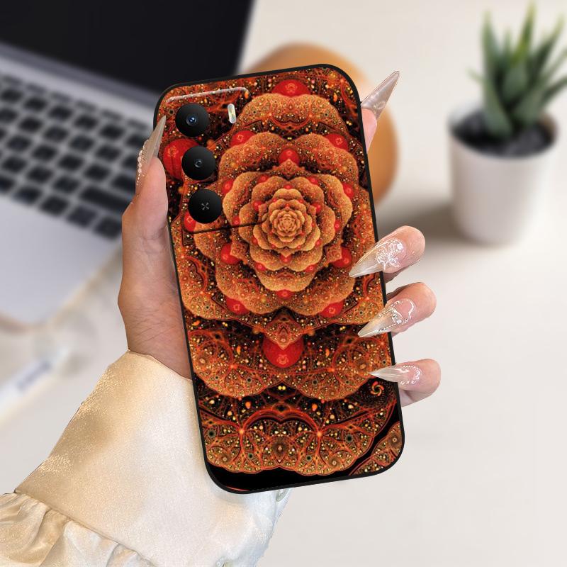 Etui na Realme 14x 5G RMX5020 Uroczy Pies Kot Miękki Silikon TPU Pokrowiec na Telefon Do Oppo Realme V60 Pro Ochronny Zderzak Fundas Etui