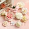 Mixed Rose Artificial Flowers Silk Fake Flowers Heads for Room Home Decor Wedding Decoration DIY Craft Garland Gifts Accessories