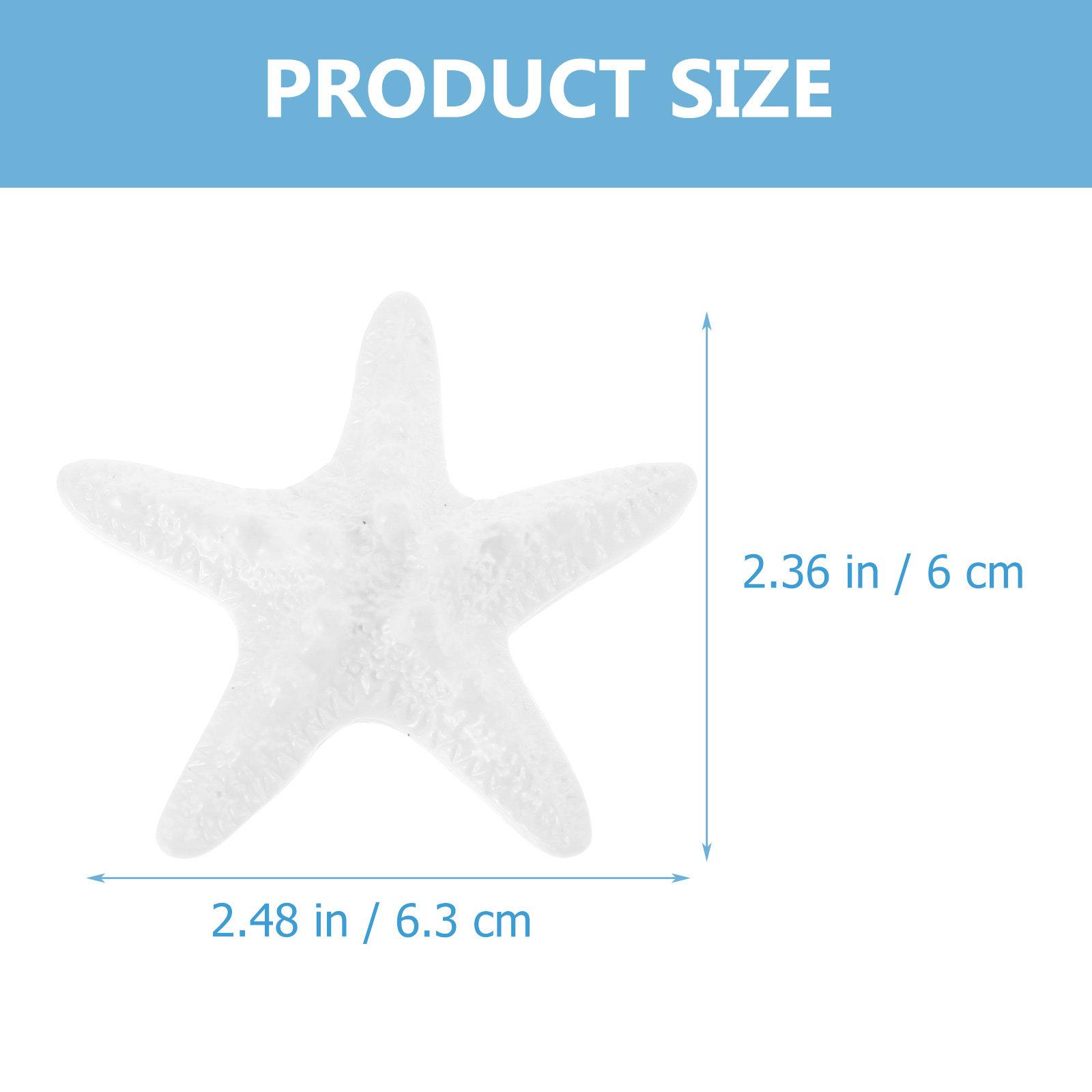 

Sea Star Refrigerator Magnet Exquisite Detail Long Service Life Marine Style Decor Non Scratch Fridge Ornament Ocean Themed білий