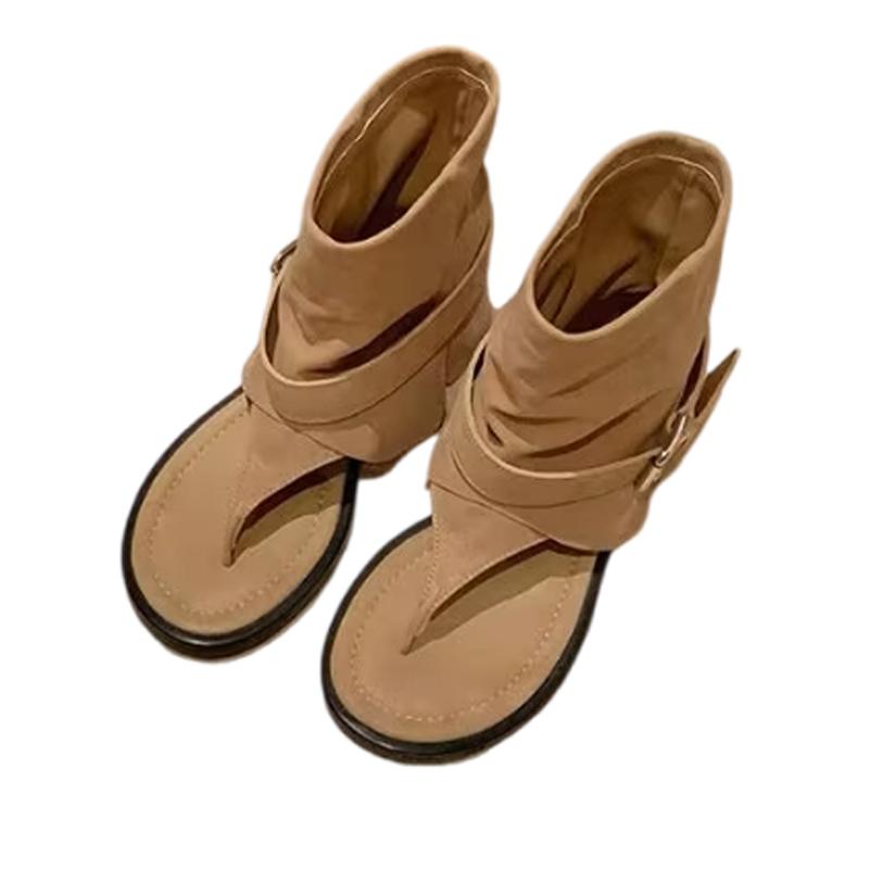 Fashion Flats Clip Toe Women Sandals Fashion Dress Cozy Shoes Designer Casual Shoes Summer Woman Slippers 2025 New Trend Lady Chaussures