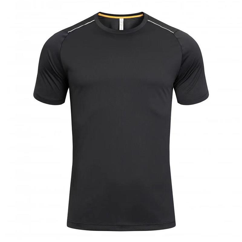 2024 Men's Quick-Dry Round Neck Sports T-Shirt - Short Sleeve Fitness & Running Top
