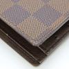 Used LOUIS VUITTON Bifold Wallet Porte BilletsCartes CrÃ©dit Monet N61665 Damier Ebene Brown Accessory