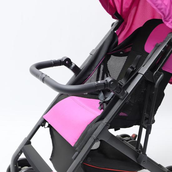 Kinderwagen-Stoßstange Kunstleder Verstellbarer Winkel Kinderwagen-Griff Anti-Fall-Sicherheits-Handlauf