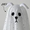 Playful Ghost for Indoor Parties 3 Pcs Lighted Dog Hanging Ornaments, Spooky Halloween Outdoor Flying Floating Decor Gauze with LED Light Tree