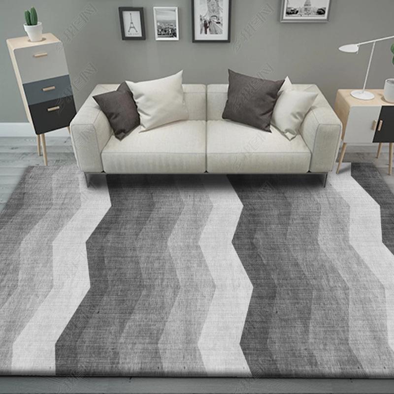 Modern Nordic Rectangular Carpet for Living Room, Bedroom, and Sofa Area