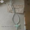 Starfish Shell Necklace Beach Vacation Style Pendant Necklace for Women Fashion Collarbone Chain Summer Sweet Jewelry Gift