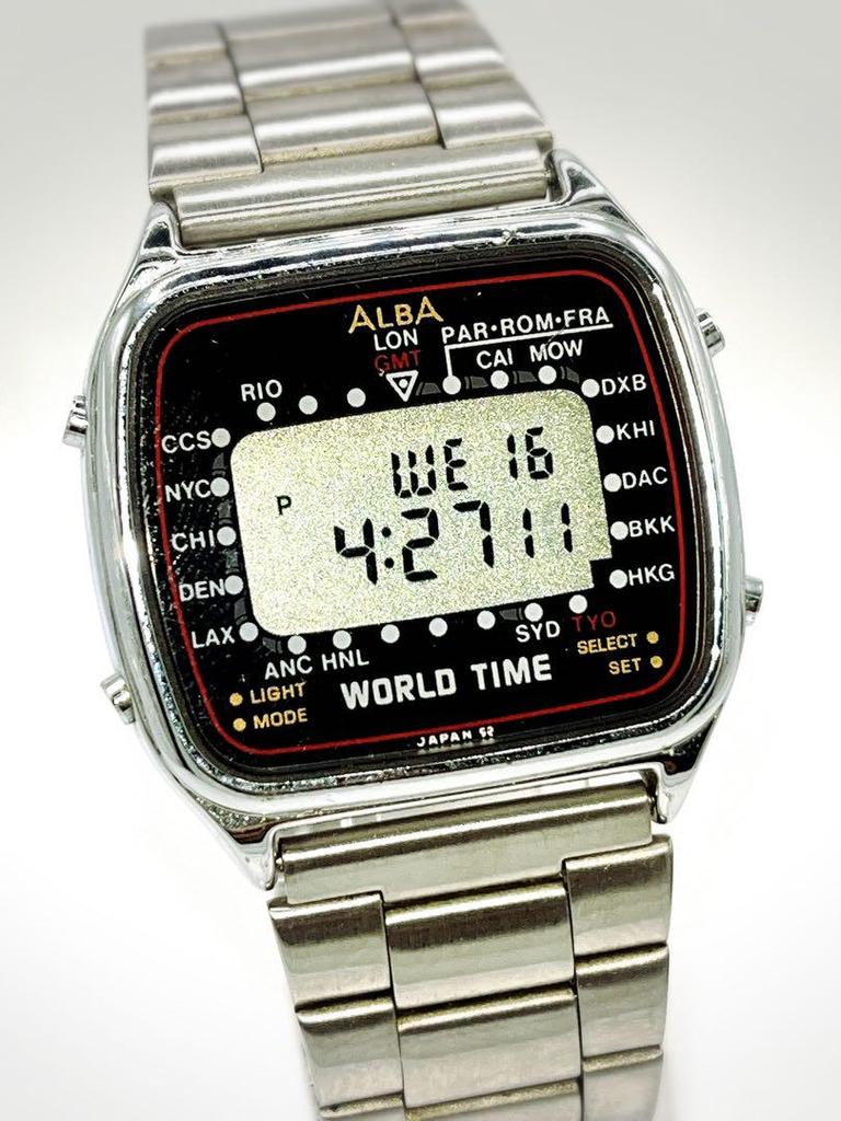 [USED] Extremely Rare Showa Retro Seiko Alba World Time W308-4000