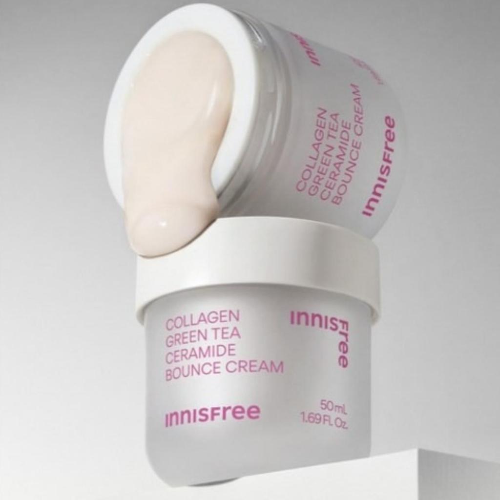 Innisfree Collagen Green Tea Ceramide Bounce Cream 50ml