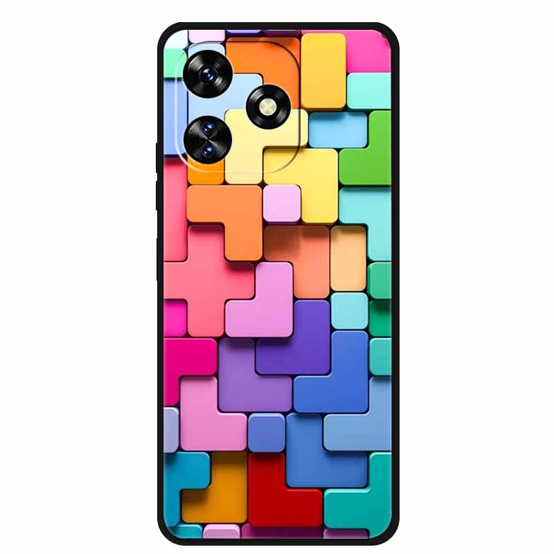 Für Oukitel C51 Hülle Luxus TPU Weiches Silikon Handyhüllen für OukitelC51 C 51 Schutz Stoßfest Rückseite Bumper Cool Coque