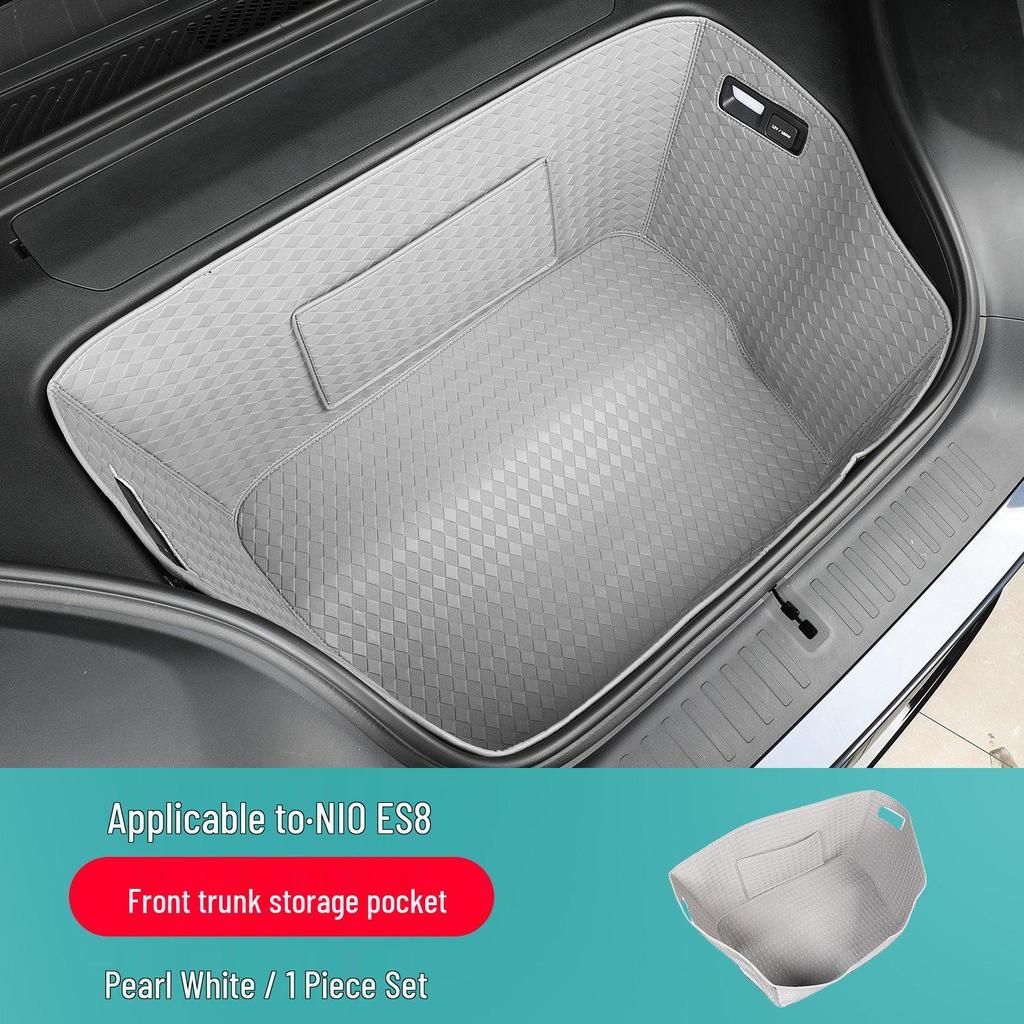 NIO ES8 Front & Rear Trunk Mat: Full-Coverage Leather Protection for 26 Models