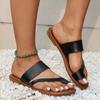 Fashion Summer Flat Slippers Women's Sandals Clip Toe Non-slip Beach Shoes Large Size Flip Flops Flats Comfortable Casual Slides Women