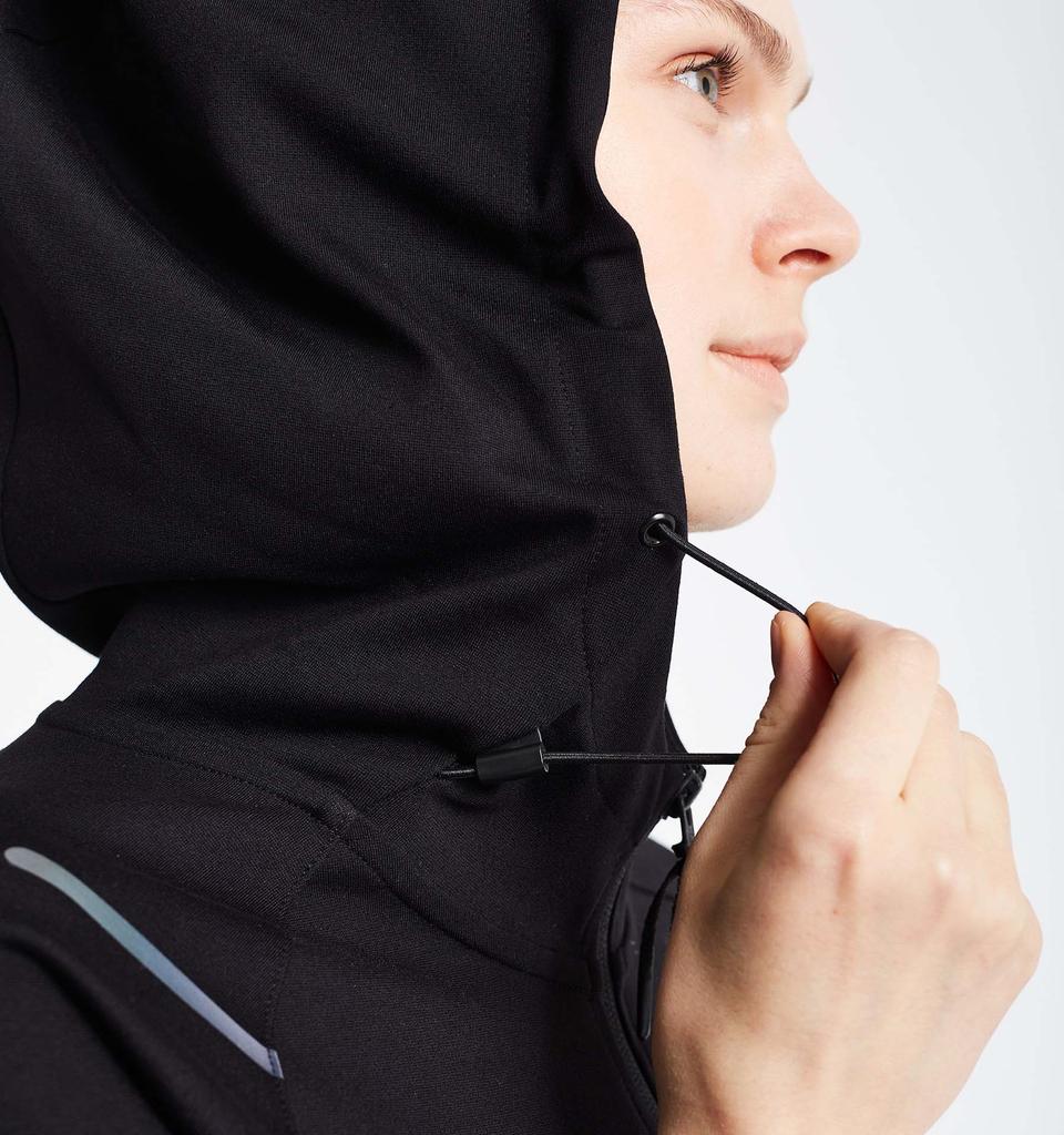 Women's Zippered Hooded Sweatshirt 24N-2138