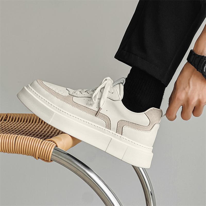 Модные повседневные мужские туфли из натуральной кожи для серфинга — фото 4