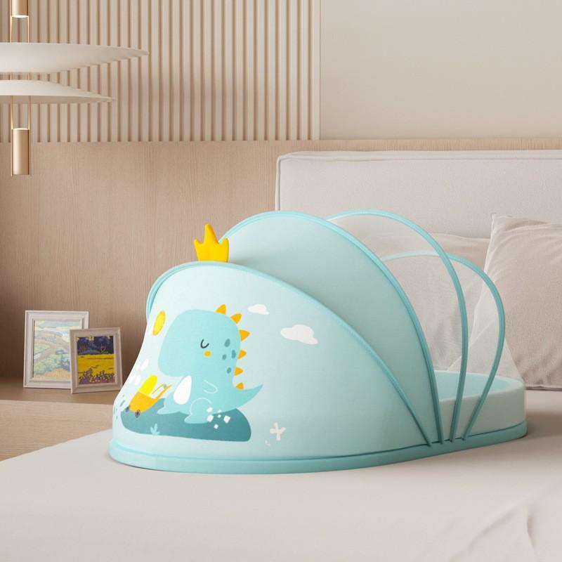 Portable Bed-in-a-bed Baby Crib, Foldable Newborn Sleeping Bed, Movable and Biomimetic Bb Anti-pressure Mattress Pad