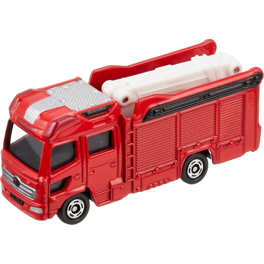 Takara Tomy Tomica No.119 Morita 13m Boom Fire Pump Truck Toy Vehicle for Ages 3 and Up Blister Pack