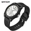 SANDA 6212 Sports Waterproof Student Quartz WatchMen And Women Student New Quartz Simple Watch Silicone Strap Multifunctional