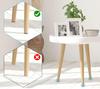 Felt pad for furniture chairs 12 PCS Self-adhesive felt black 3CM