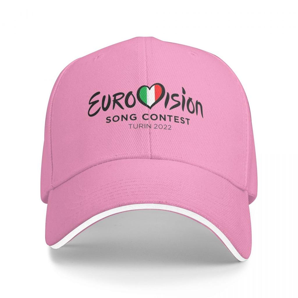 Eurovision Song Contest Logo Basebollkepsar Snapback Basebollkepsar Andningsbar Casual Keps Utomhus Unisex